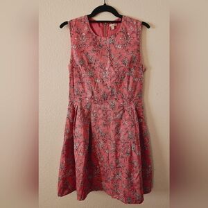 Gap Spring Cotton Floral Print Dress With Pockets